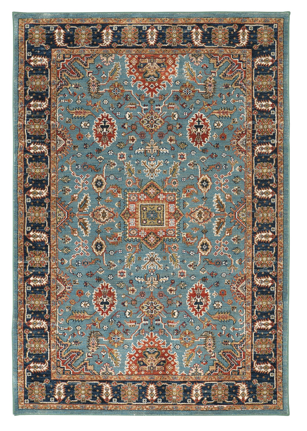 Karastan Area Rugs Spice Market Deir Aquamarine 3'5